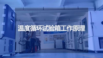 <i style='color:red'>温度循环试验</i>箱的工作原理